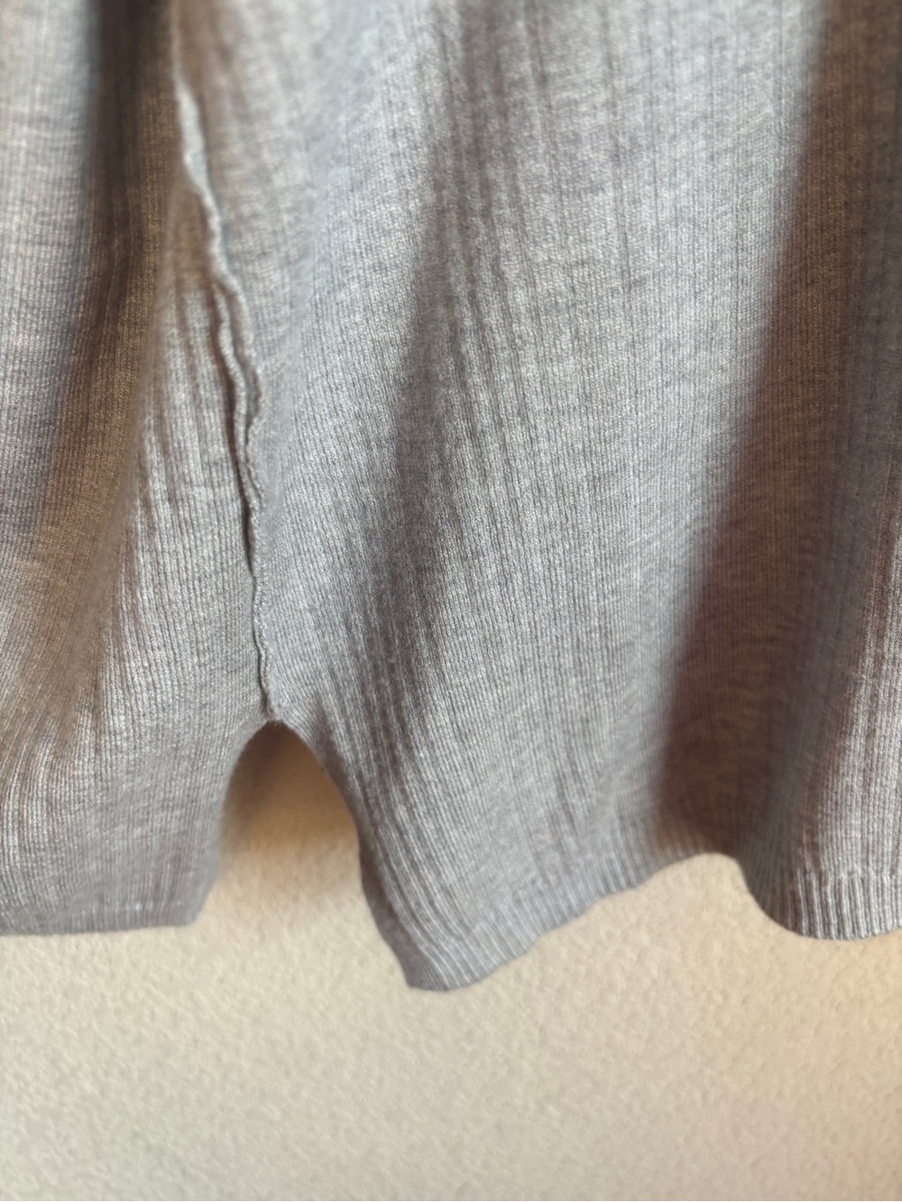 NWT Cupcakes & Cashmere 3 Piece Gray Ribbed Loungewear Set XL - Picture 12 of 13